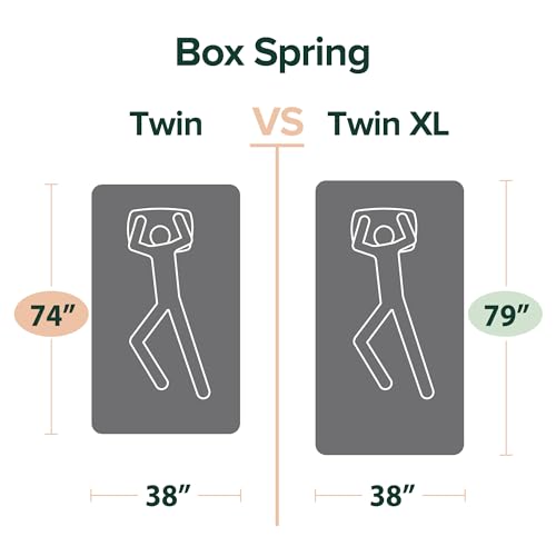 ZINUS 9 Inch Metal Smart Box Spring, Mattress Foundation, Strong Metal Frame, Easy Assembly, Twin Zinus