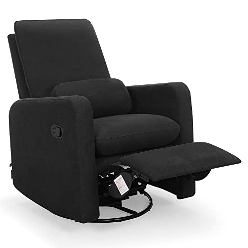 GAP babyGap Cloud Recliner with LiveSmart Evolve - Sustainable Performance Fabric, Jet Black Delta Children