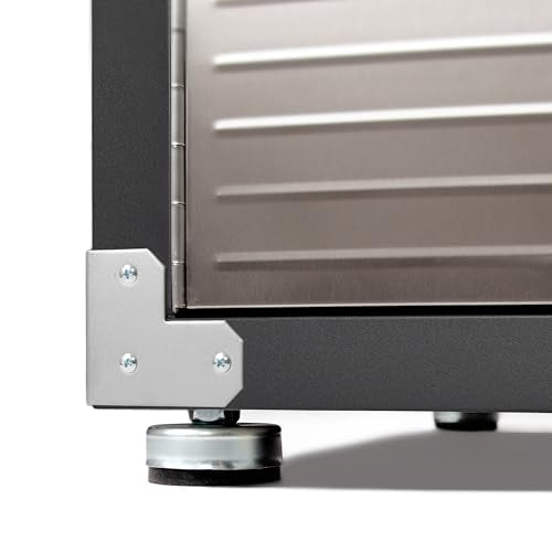 Seville Classics UltraHD Solid Steel Lockable Metal Storage Cabinet Locker Organizer w/Adjustable Shelves for Garage, Warehouse, Office, Classroom, Seville Classics