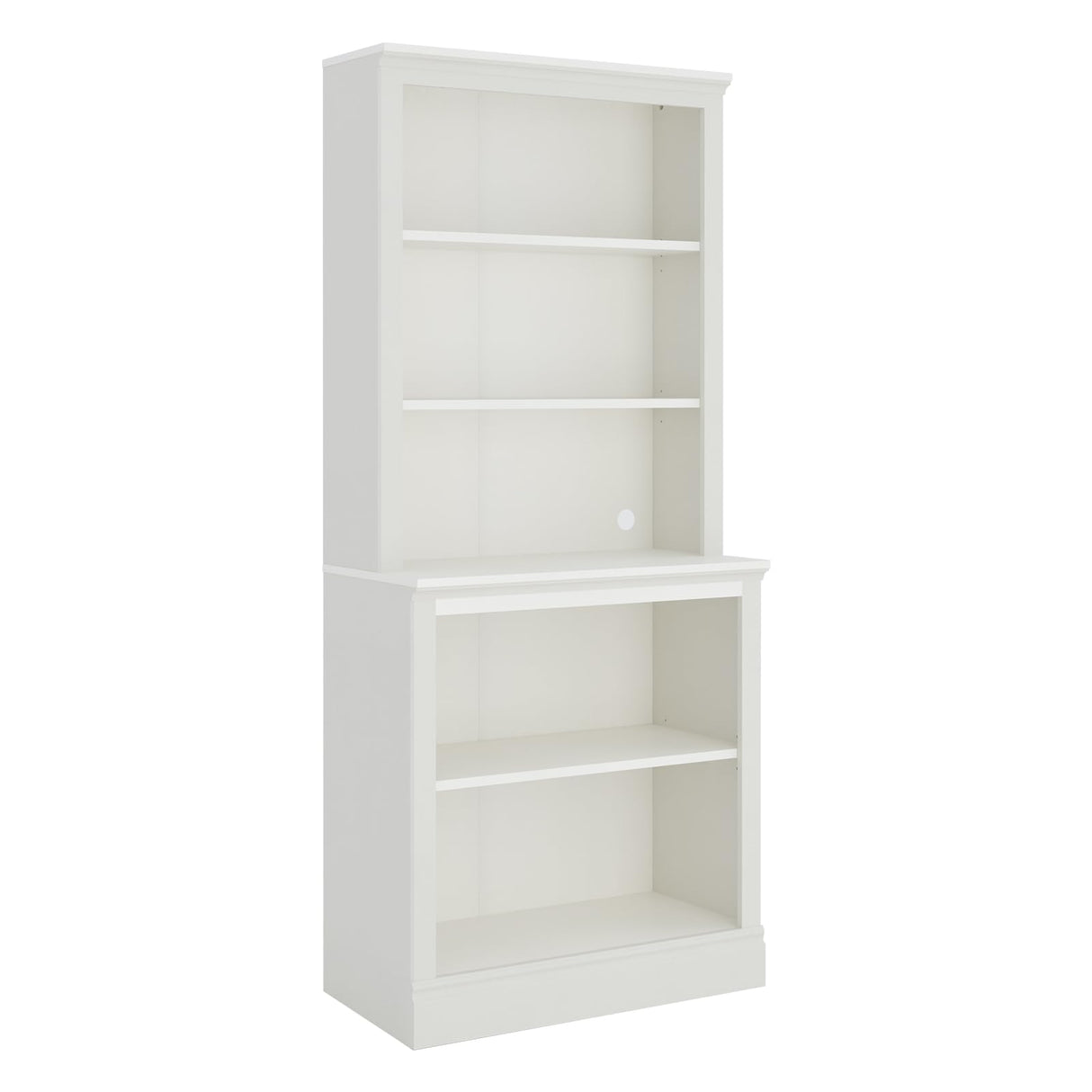 Bevfint 72" Tall Bookcase, White Large Floor Standing Bookshelf, 5 Tier Shelves Open Storage Organizer, Book Case for Living Room Hallway Kitchen Home Office Bedroom, White - 5 Tier Bevfint