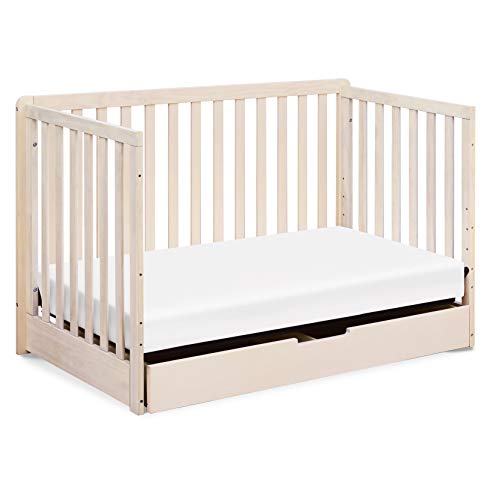 Carter's by DaVinci Colby 4-in-1 Convertible Crib with Trundle Drawer in Washed Natural, Greenguard Gold Certified, Undercrib Storage DaVinci