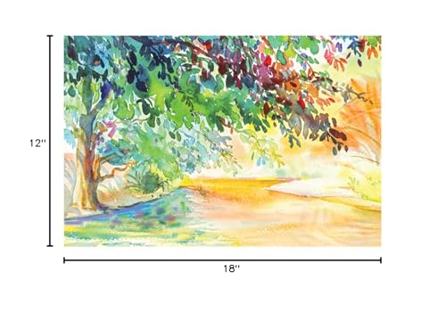 UCREATE Watercolor Paper, White, 140 lb, 12" x 18", 50 Sheets, White, Package, 140 lb. Pacon