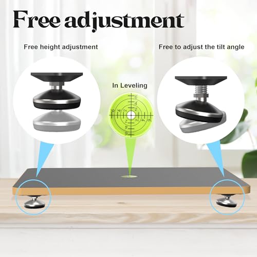 Nelyrho Resin Leveling Board for Epoxy Resin, 16''x 12'' Adjustable Precision Leveling Table for Resinate, Epoxy Resin Accessories, Multipurpose Resin Leveling Table, Resin Supplies (Blue) Nelyrho