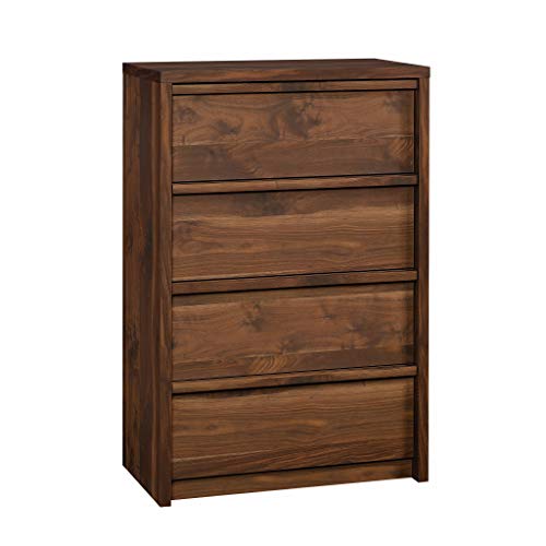 Sauder Harvey Park 4-Drawer Chest, Grand Walnut finish Sauder