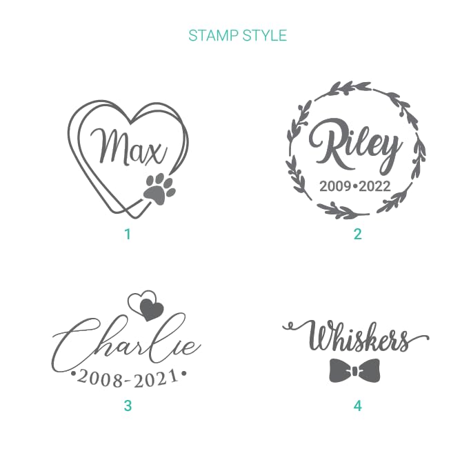 Personalized Pet Hair Keepsake Box for Dog and Cat Fur - Engraved Wood Memorial Box - Unique Customized Gift for Loss of Furry Friend Wooden (Dark Diamand Clear Lid) L-site