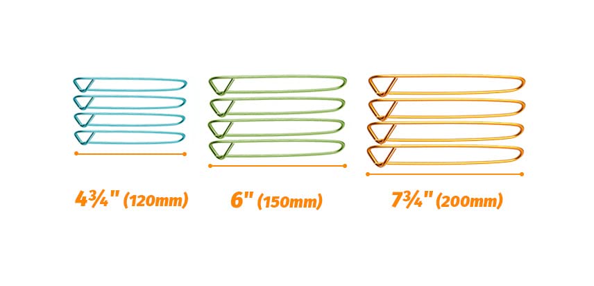 Fairycece 12pcs Aluminum Yarn Stitch Holders for Knitting Notions Or Crochet Fairycece