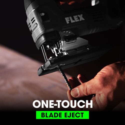 FLEX 24V Brushless Cordless Orbital Variable Speed D-Handle Jig Saw Tool Only, Battery and Charger Not Included - FX2231-Z FLEX