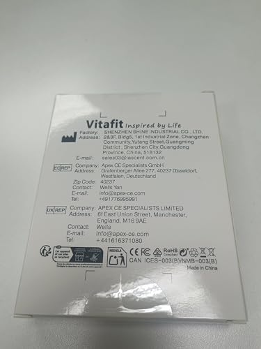 Vitafit 500g Digital Pocket Scale,High Accuracy Assured by Scale Professional Factory Since 2001, Gram Scale 0.01g for Multifunction: Lab,Food, Kitchen,Coffee,Jewelry; Black Vitafit