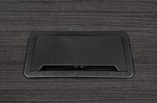 Regency Legacy Racetrack Conference Table with Tabletop Power & Data Port, 71", Ash Grey Regency