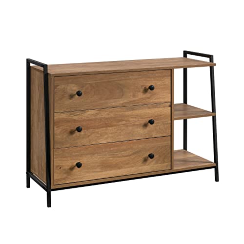 Sauder North Avenue Dresser, L: 15.83" x W: 42.95" x H: 30.00", Black Sauder