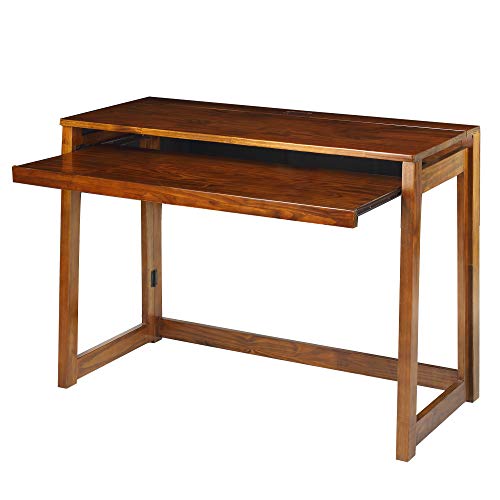 Casual Home Folding Desk with Pull-Out & USB Ports Casual Home