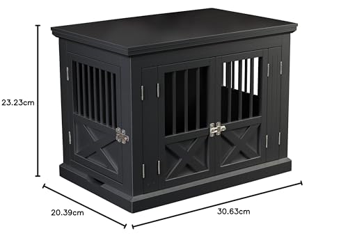 zoovilla Merry Products Triple Door Medium Dog Crate, Dog Kennel, Dog Cage zoovilla