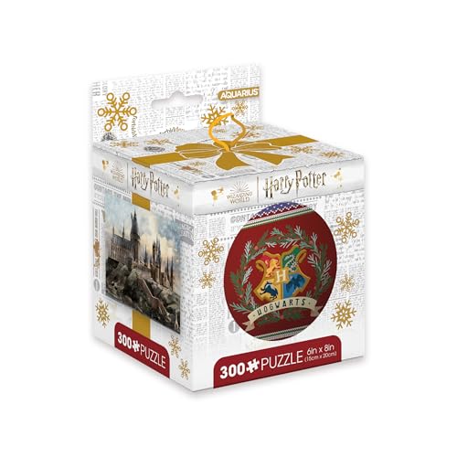 AQUARIUS Harry Potter 300 Piece Jigsaw Puzzle in Tin Globe (3.25 x 3.25) - Officially Licensed Harry Potter Merchandise & Collectibles - Puzzle 8 x 6 Inches AQUARIUS