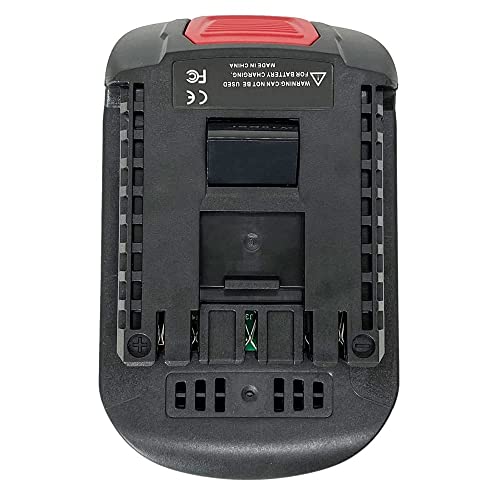 Battery Adapter for Bosch 18V Lithium-Ion Cordless Tool, Compatible with Dewalt 18V 20V Max/ Milwakee M18 18V Li-ion Battery Convert to Bosch 18V Compact Lithium Battery BAT608 BAT609 BAT612 BAT618 QINIZX