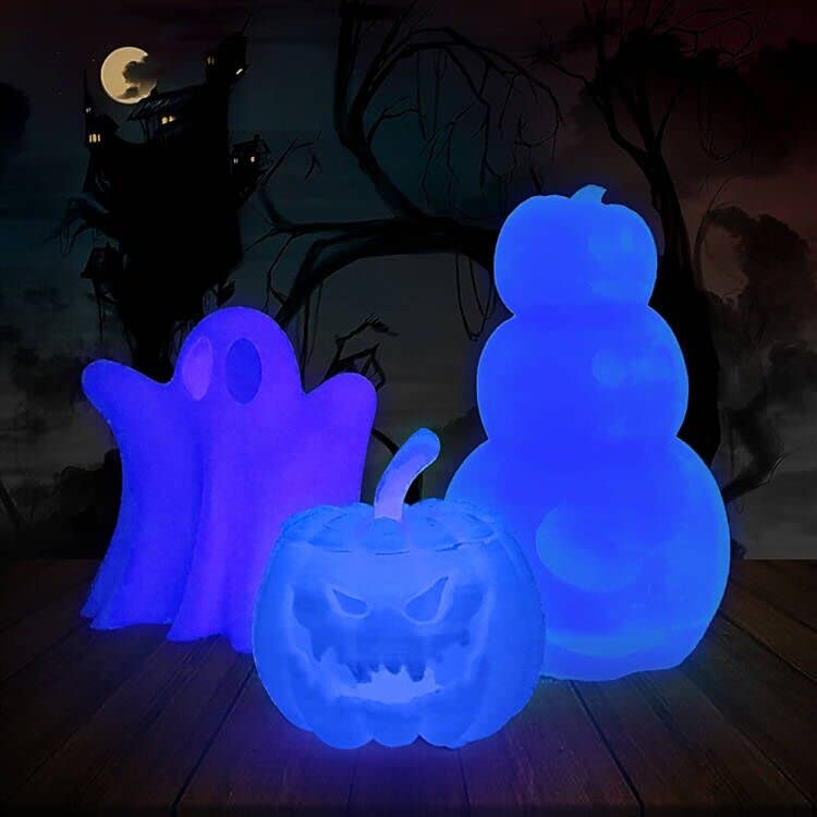 HELLO3D Glow in The Dark PLA Filament, Blue Purple Luminous Filament 1.75mm Strong Glow Effect 3D Printer Filament, 1kg Spool (2.2lbs), Dimensional Accuracy +/- 0.05 mm,Glow Blue Purple HELLO3D