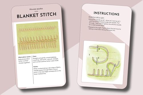 Essential Embroidery Stitches Card Deck WoodArtSupply