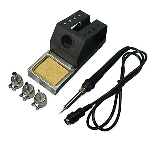 QUICK 706W + Heat Gun Soldering Iron Professional Soldering Kit with Adjustable Airflow Precision Temperature Control and Automatic Cool Air Function soldering station for rework desoldering Tasks SANQIANLI