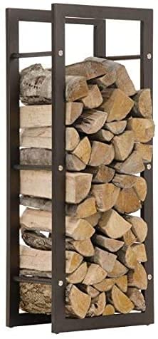 WGX Indoor/Outdoor Decorative Firewood Storage Log Rack Holder (2-Feet Log Rack) WGX Design For You