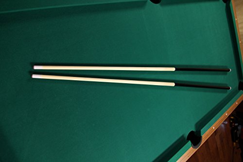 Mizerak Dynasty Space Saver 6.5' Billiard Table with Leg Levelers, Automatic Ball Return, and Classic Green Nylon Cloth Mizerak