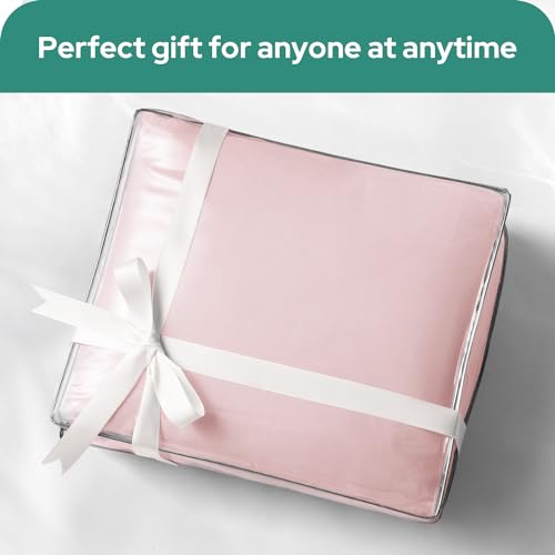 HOMEIDEAS Full Size Bed Sheets - 6 Piece Set (Pale Pink) - Extra Soft Brushed Microfiber 1800 Bedding Sheets, Deep Pocket, Wrinkle & Fade Free HOMEIDEAS