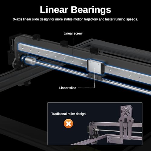 LASER TREE Laser Engraver, 30W Output Power Laser Engraver Machine with Air Assist Pump, High Precision Laser Cutter and Engraver for Wood and Metal, Paper, Acrylic, Glass, Leather etc LASER TREE