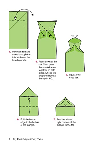 My First Origami Fairy Tales Kit: Paper Models of Knights, Princesses, Dragons, Ogres and More! (includes Folding Sheets, Easy-to-Read Instructions, Story Backdrops, 85 stickers) (Tuttle Specials) WoodArtSupply