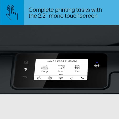HP Smart -Tank Plus 651 Wireless All-in-One Ink -Tank Printer, up to 2 Years of Ink in Bottles, Auto Document Feeder, Mobile Print, Scan, Copy, Works with Alexa (7XV38A) HP