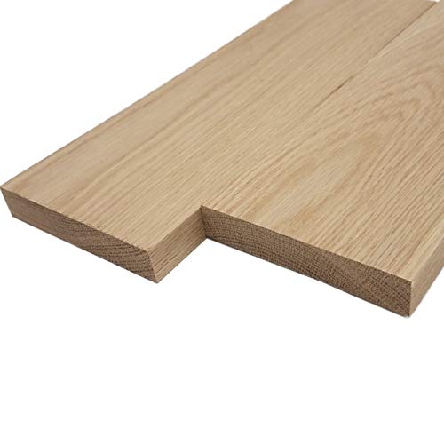White Oak Lumber Board - 3/4" x 4" (2 Pcs) (3/4" x 4" x 48") Barrington Hardwoods