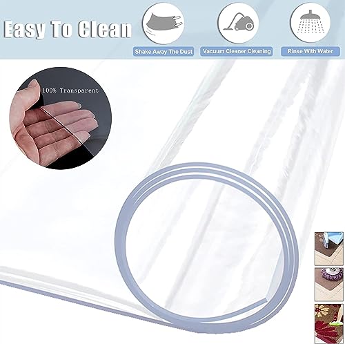 Office Chair Mat for Hardwood Floor, Carpet/Table Protector Pad, Cuttable Runner Rug(140x400cm/4.6x13ft) CSNBDMBBSH