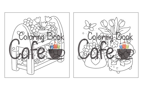 Tiny Gardens: Cute & Comfy Coloring Book for Adults and Teens Featuring Adorable Garden Scenes (Cute and Comfy Coloring Books) WoodArtSupply