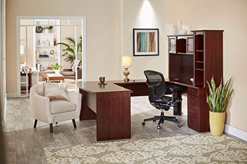 Realspace Broadstreet Executive U-shaped Office Desk - Hutch sold separately Realspace