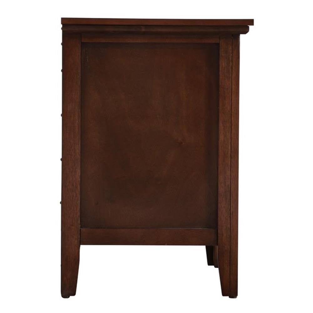 Glory Furniture Hammond 3 Drawer Nightstand in Cappuccino Glory Furniture