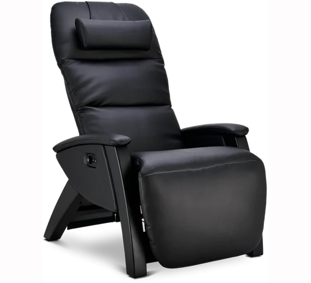 Svago Lite 2 SV210 Dual Power Infinite Position Zero Anti Gravity Recliner Chair with Heat and Air Massage - Black Svago