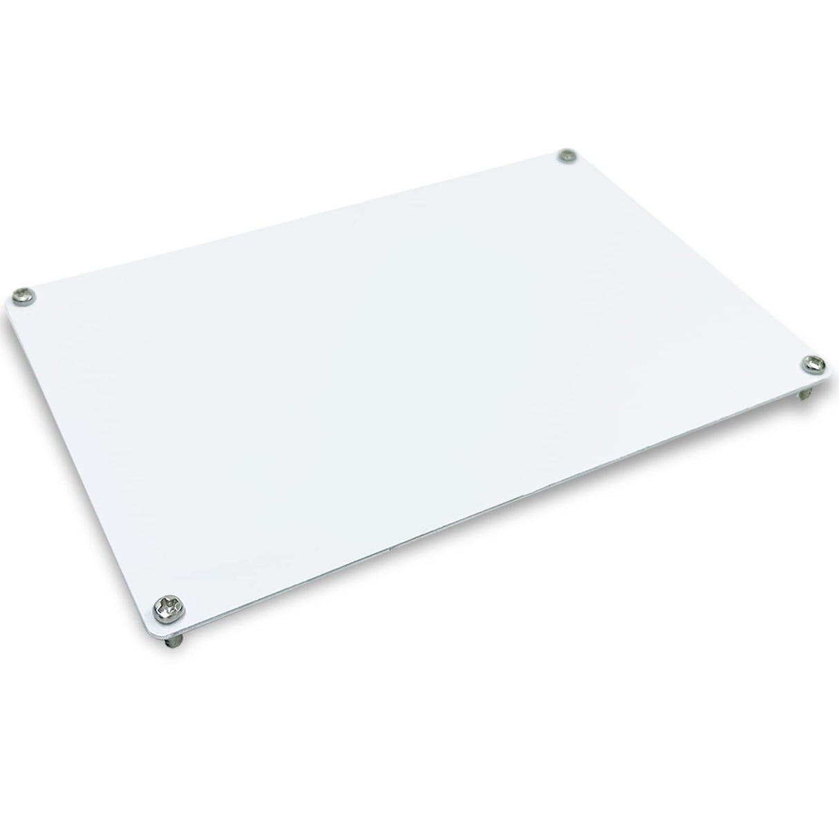 Lesencen Sublimation Aluminum Blanks Metal Signs Pearled White 8X12X0.018 inch for Heat Transfer Printing DIY Photo Crafts with Screws for Mounting Pack of 10 (200 X 300 X 0.45mm) lesencen