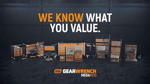 GEARWRENCH 1024 Piece Master Mechanics Tool Set in Premium Modular Foam Trays with GSX Mobile Tool Storage | MEGAMOD1024 GEARWRENCH