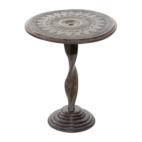 Deco 79 Traditional Wood Accent, Side Table 18" x 18" x 22", Brown Deco 79