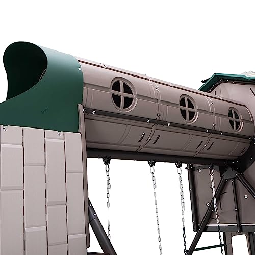 Lifetime Adventure Tunnel Swing Set Playset Lifetime