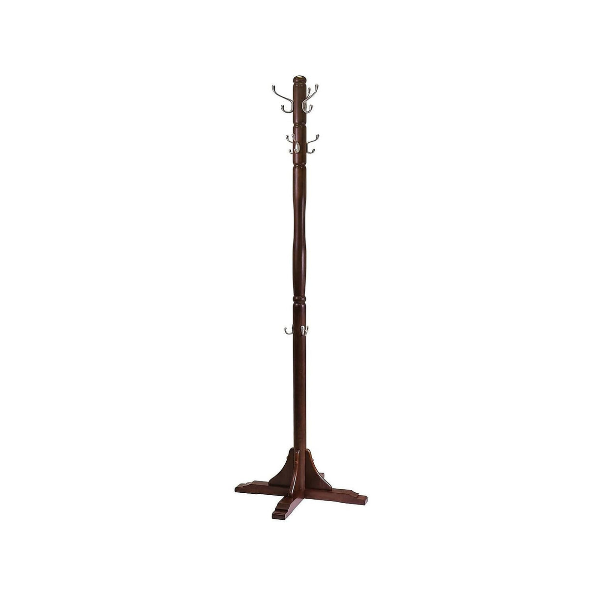Winsome Jera Coat Tree, Cappuccino, Wood (40972) Winsome
