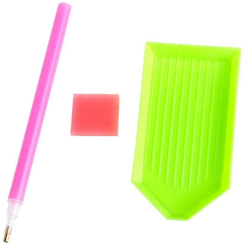 pigpigboss Pug Dog Diamond Painting Kit, 5D Full Round Drill Pet Pug Face Diamond Art Dots Set for Adult Beginner Home Room Wall Holiday Decor (12 X 12 Inches) pigpigboss