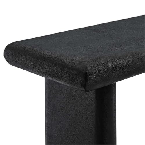 Modway EEI-6577-BLK Relic Concrete Textured Console Table, Black Modway