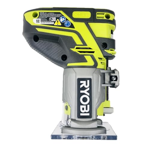RYOBI ONE+ 18V Cordless Fixed Base Trim Router with 24-Piece Router Bit Set A252401 (Bulk Packaged) RYOBI