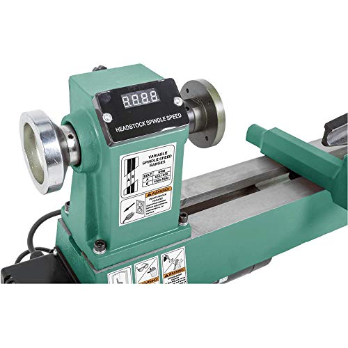 Grizzly Industrial T25926-10" x 18" Variable-Speed Benchtop Wood Lathe Grizzly Industrial