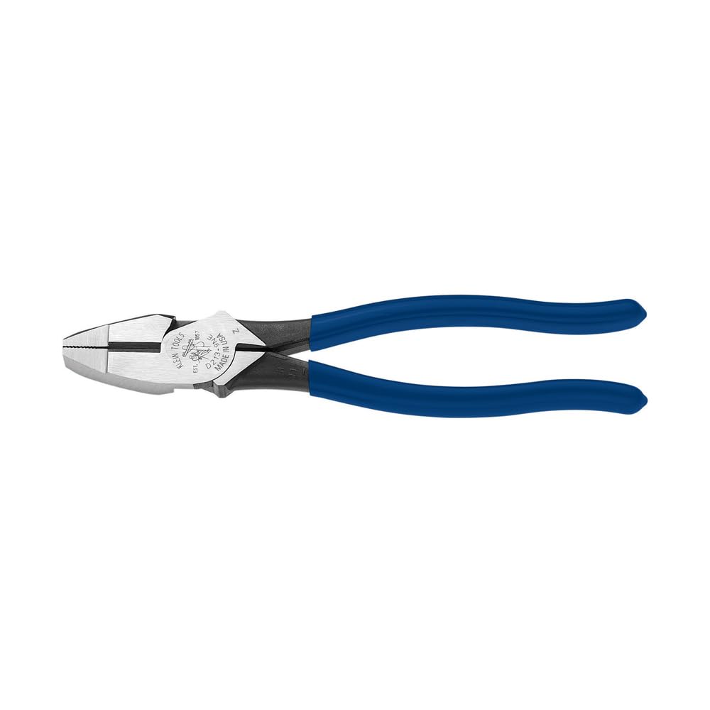 Klein Tools 80020 Plier Set with Lineman's Pliers, Diagonal Cutters, and Needle Nose Pliers, Made in USA with Induction Hardened Knives, 3-Piece Klein Tools