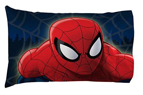 MARVEL Spiderman 'Saving The Day' Microfiber 4 Piece Full Sheet Set Jay Franco