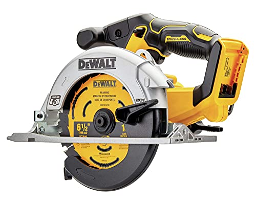 Dewalt DCS565BR 20V MAX Brushless Lithium-Ion 6-1/2 in. Cordless Circular Saw (Tool Only) (Renewed) DEWALT