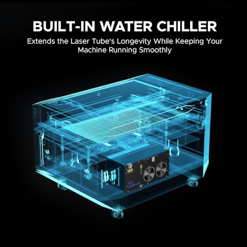 OMTech Pro 130W CO2 Laser Engraver, 55" x 35" Laser Cutter with Built-in Water Chiller 1,200 mm/s Speed, 4 Way Pass Air Assist, Autofocus Laser Cutting Engraving Etching Machine for Wood Glass OMTech