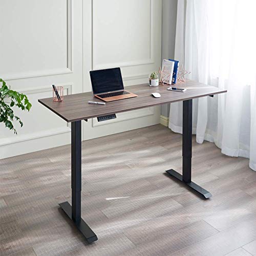 Kaboon Rustic Wood Table Top 60 Inch, One-Piece Wood Desktop for Sit Stand Desk, DIY Desk for Home or Commercial Use, Rectangular, 1 inch Kaboon