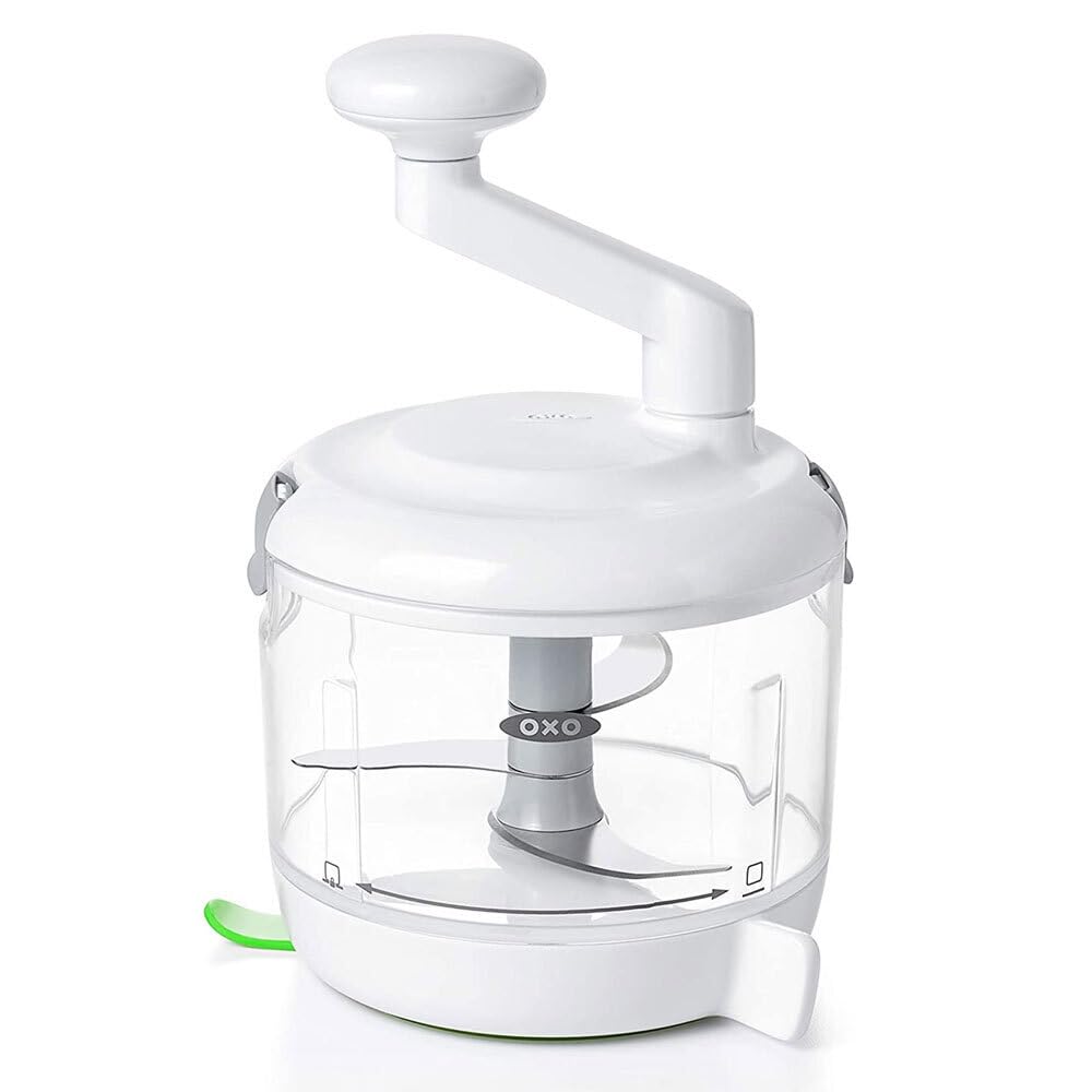 OXO Good Grips One Stop Chop Manual Food Processor, (Stainless Steel, Plastic) OXO
