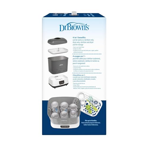 Dr. Brown's All-in-One Sterilizer and Dryer for Baby Bottles, Parts & Other Newborn Essentials Dr. Brown's