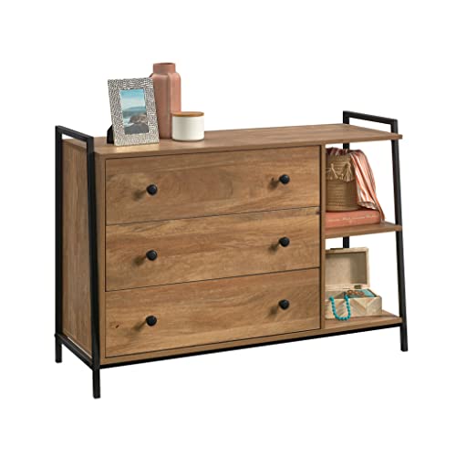 Sauder North Avenue Dresser, L: 15.83" x W: 42.95" x H: 30.00", Black Sauder